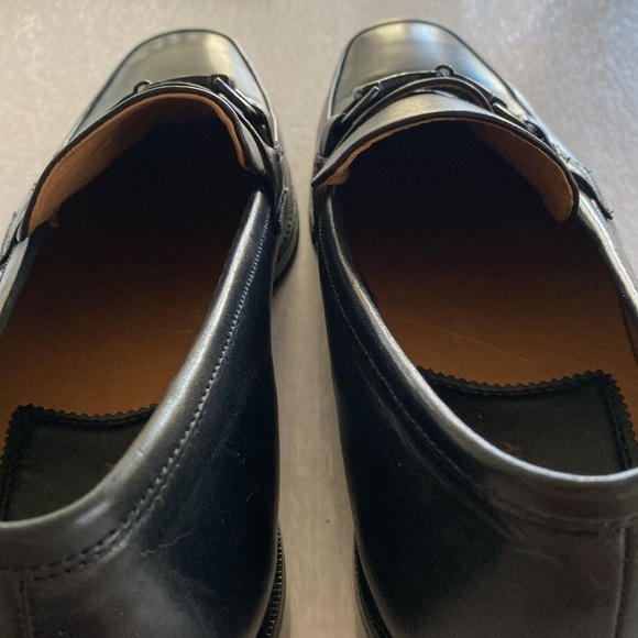 BLAKE MCKAY Men\'s Black Leather Loafers Size 10 main image 4
